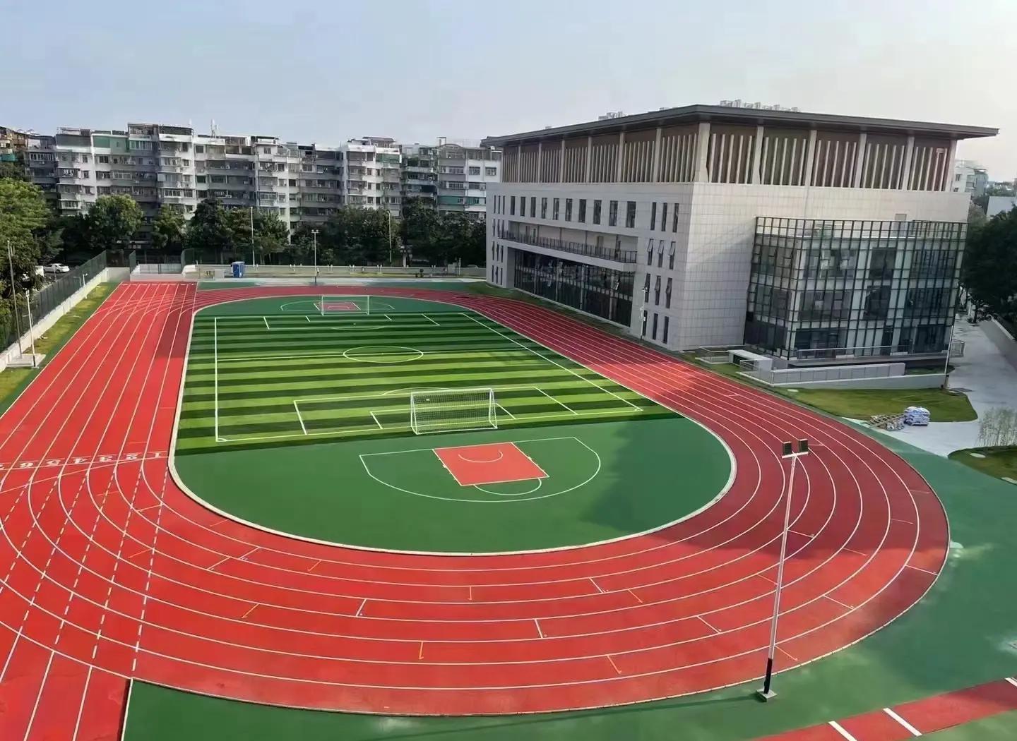 中卫市塑胶跑道材料塑胶篮球场 - 厂家